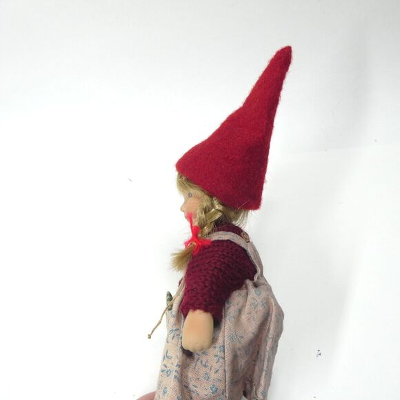 Birgitte Frigast Doll Porcelain Pixie Blonde Girl 6" Tall Danish - Picture 9 of 10